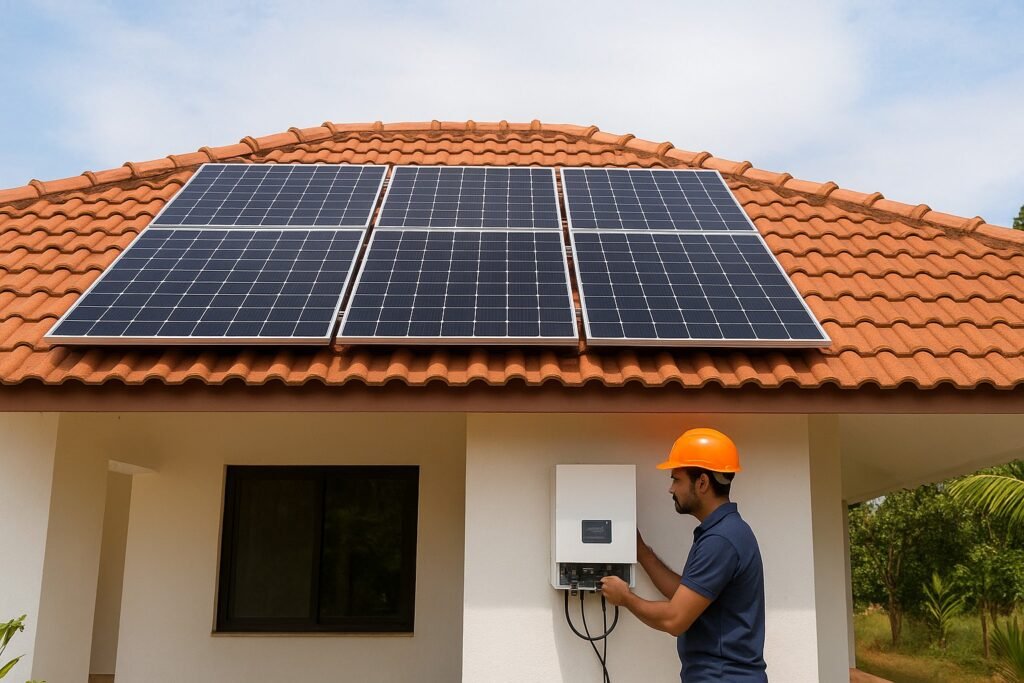 Commercial building with solar