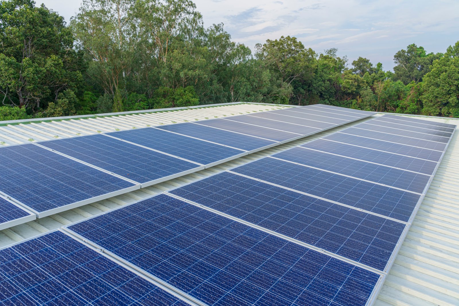 Rooftop solar panels